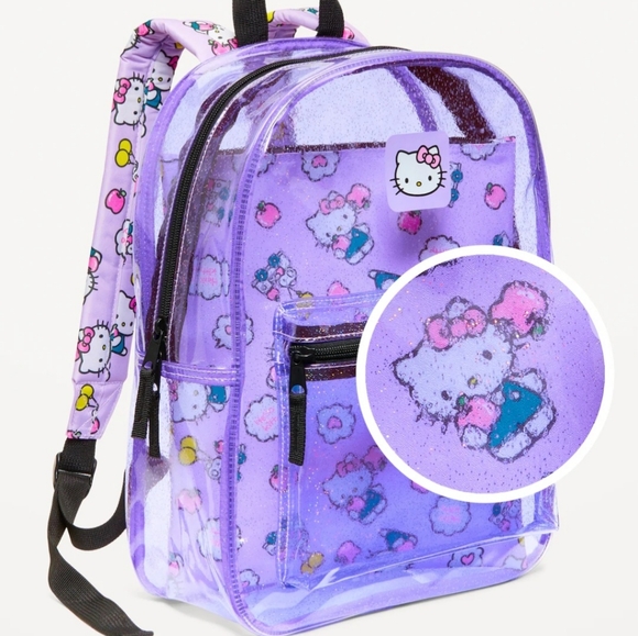 Hello Kitty Clear Backpack - Picture 2 of 6